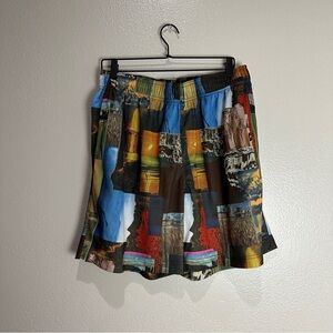 Afends Boulevard Recycled Baggy Shorts Size Medium